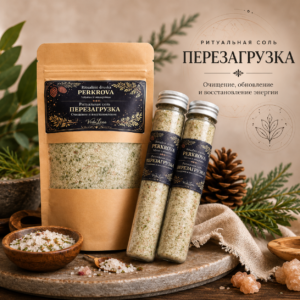 Ритуальная соль «Перезагрузка» для ванны и ванночек для ног