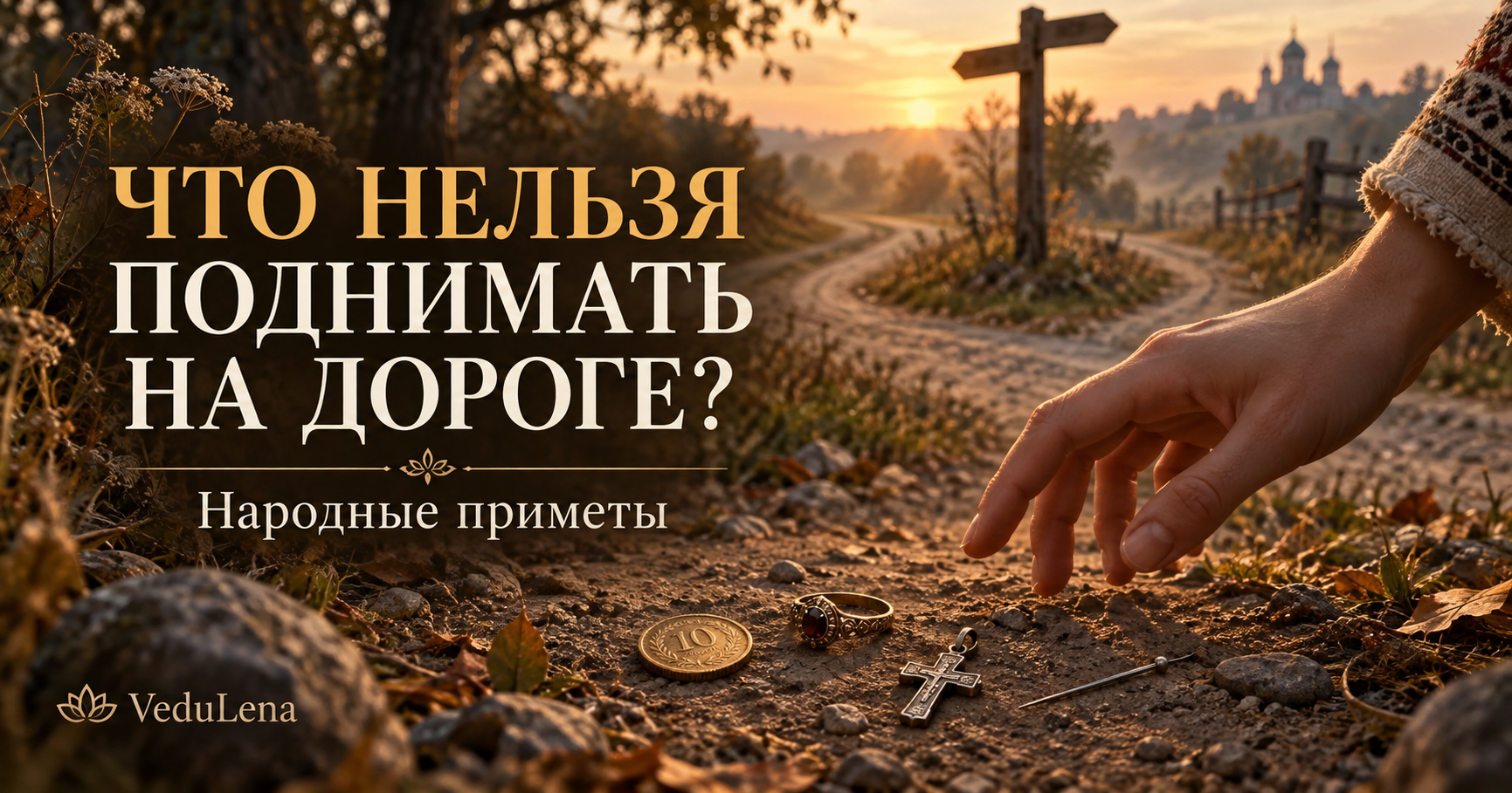 Что нельзя поднимать на дороге и приносить домой: монеты, украшения, крестики и иголки — народные приметы VeduLena